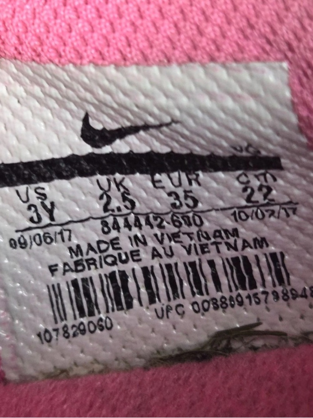 Nike Jr Bravata II FG Youth Soccer Cleats Pink Black Size 3 Youth - Picture 6 of 6